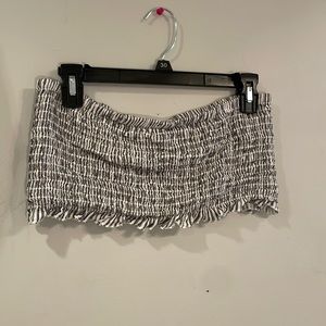 Black and White Tube Top